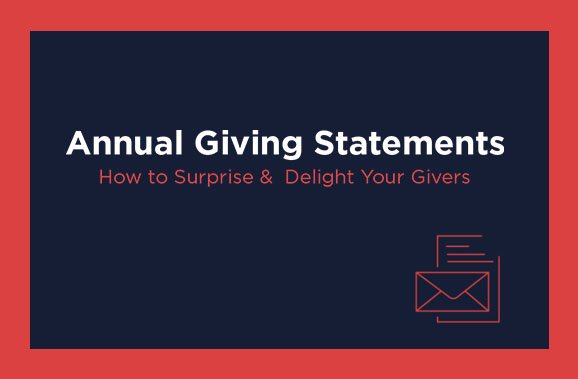 Church Annual Giving Statements Guide