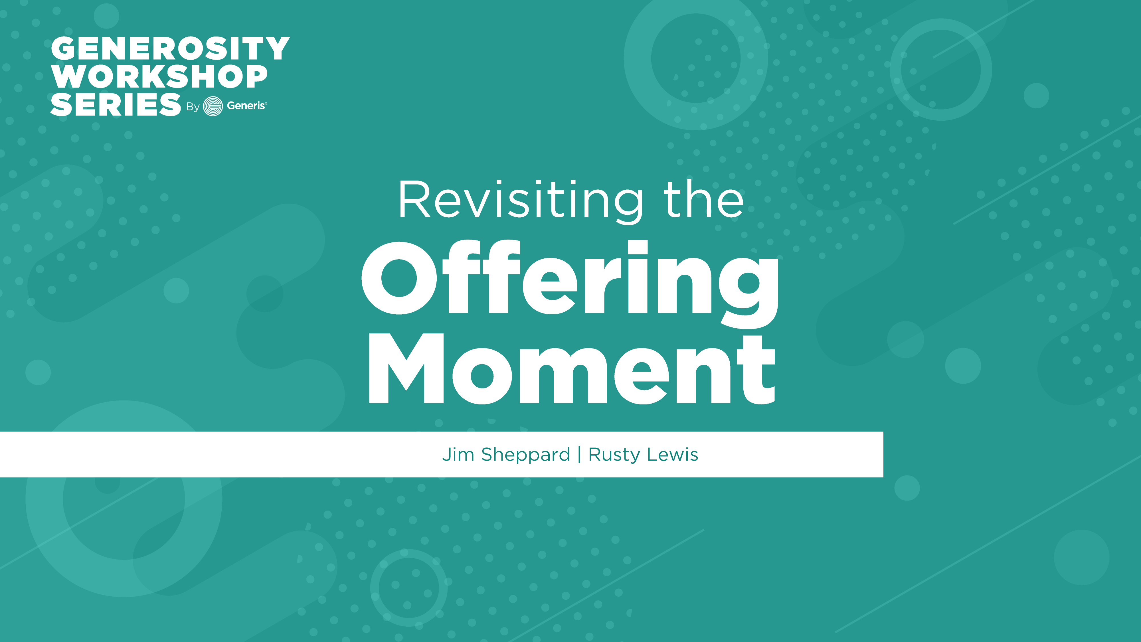 Revisiting The Offering Moment